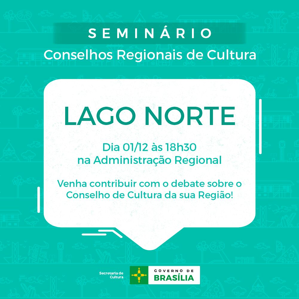 Seminario - Conselhos Regionais de Cultura